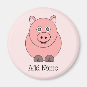 Pig Design Personalisiert Magnet