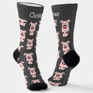 Pig Design Personalisiert Socken