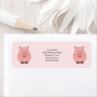 Pig Design Personalisierte Rücksendeadresse