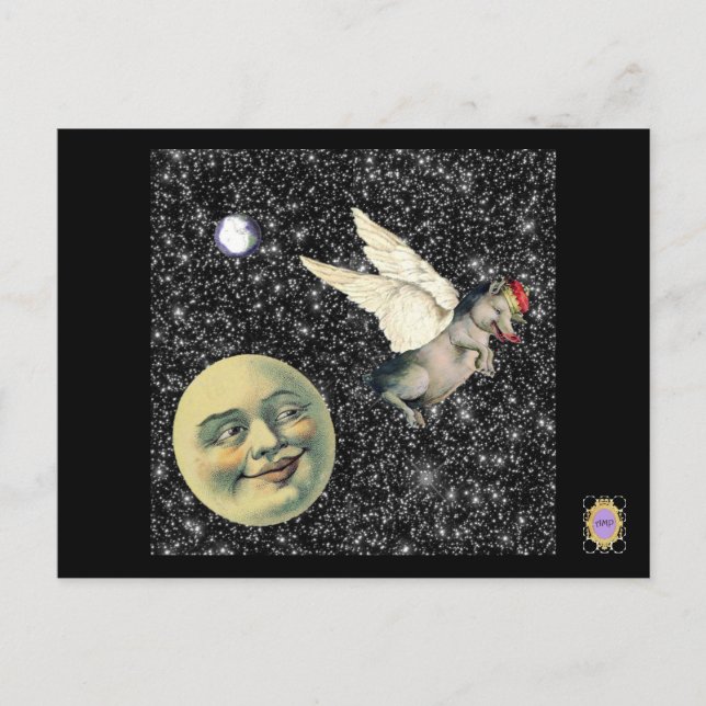 Pig Dreams Postkarte (Vorderseite)