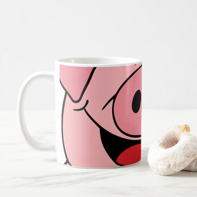 Pig Face Kaffeetasse (Mit Donut)