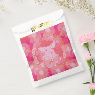 pig,flower of life, blue, mandala,zen,chakra,patt geschenktütchen
