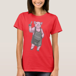Pig-Friseur-Schere T-Shirt
