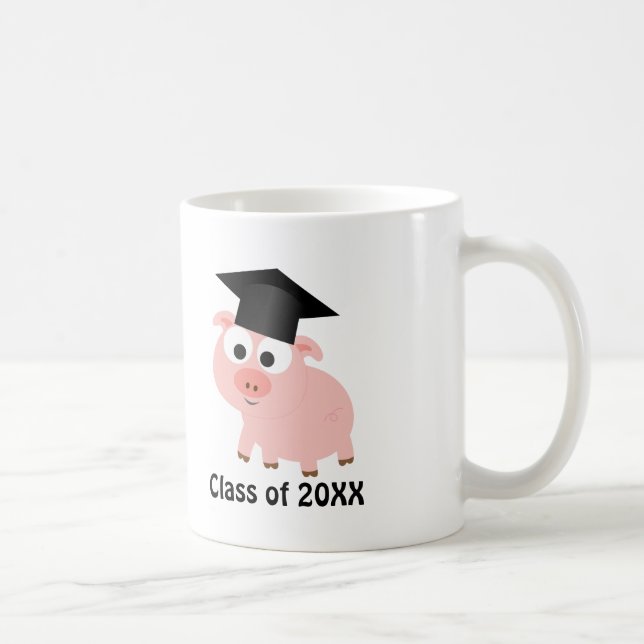 Pig Graduate 20XX Tasse (Rechts)