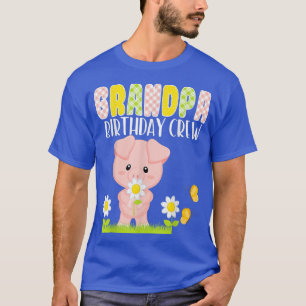Pig Grandpa Birthday Crew Birthday Boy Girl Piglet T-Shirt