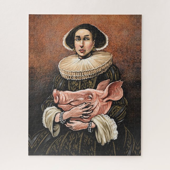 Pig Head Puzzle (Vertikal)