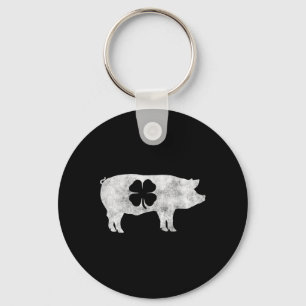 Pig Hog Grillen Meat Gift St. Patrick's Day Kleebl Schlüsselanhänger