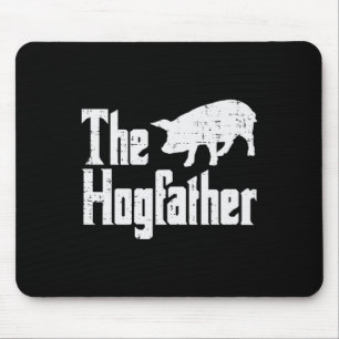 Pig Hogvater Funny Hog Vater Vathers Day Parody Mousepad