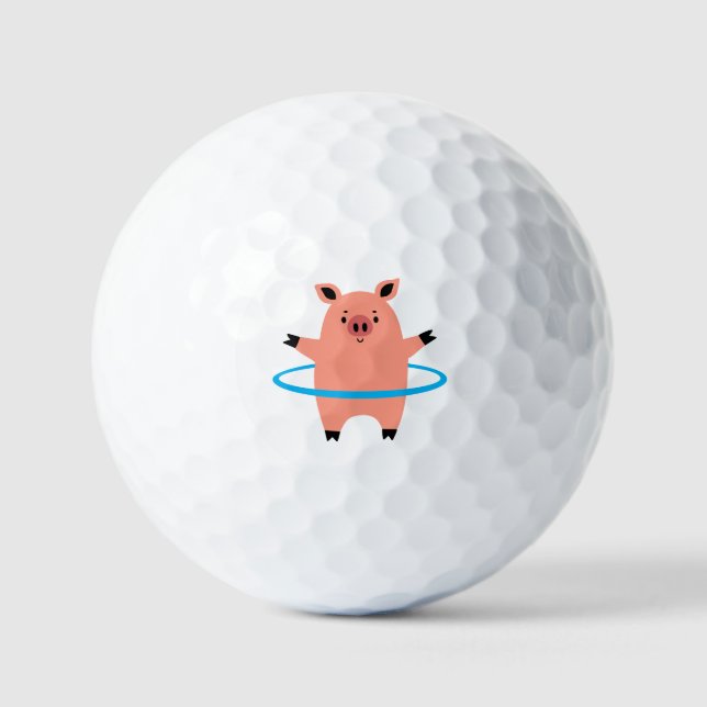 Pig Hula Hoop Golfball (Vorderseite)