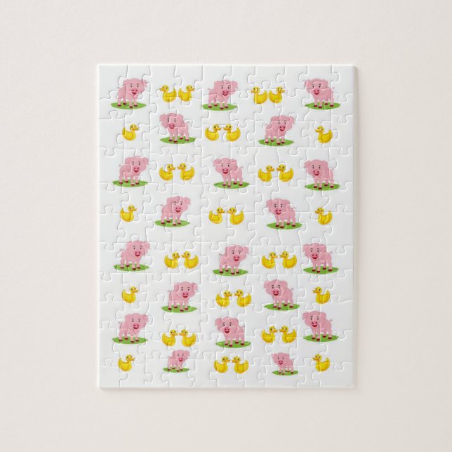 Pig Jigsaw Puzzle (Vertikal)