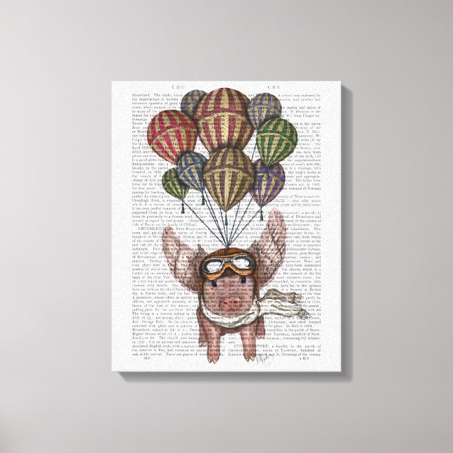 Pig Leinwanddruck (Vorderseite)