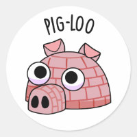 Pig-loo Funny Iglu Pun