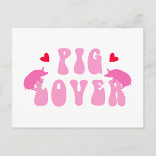 Pig Lover_01 Postkarte