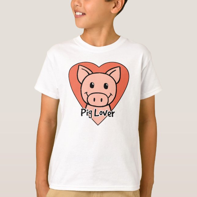 Pig Lover T-Shirt (Vorderseite)