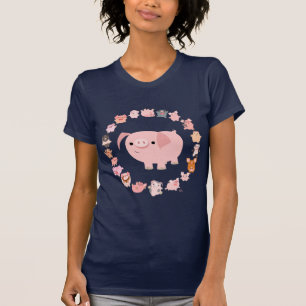 Pig Mandala Lady T - Shirt