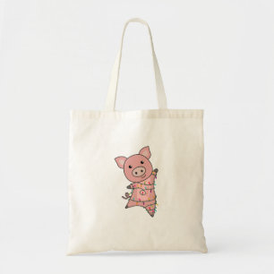 Pig Merry Christmas Animals Pigs Adult Cloth Face Tragetasche