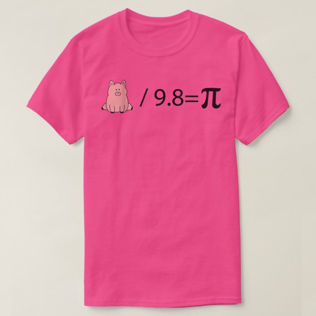 Pig Pi Quantum Mechanics Physiker T-Shirt (Design vorne)