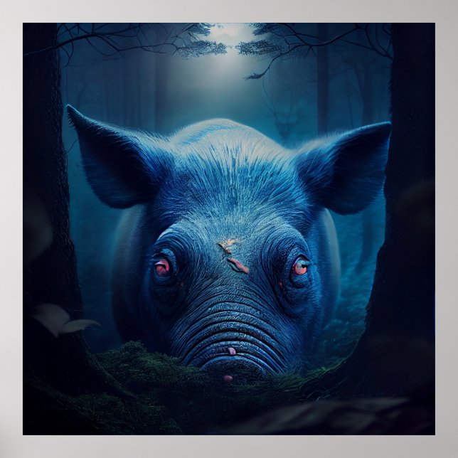 Pig-Poster Poster (Vorne)