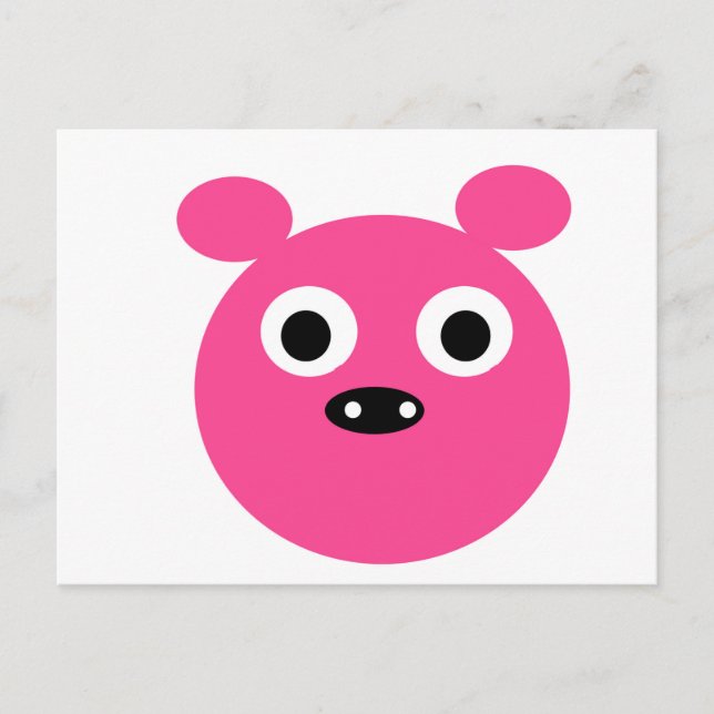 Pig Postkarte (Vorderseite)