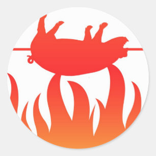 Pig Roast GRILLEN Sticker
