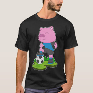 Pig Soccer Player Soccer T-Shirt