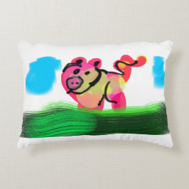 Pig spring dekokissen