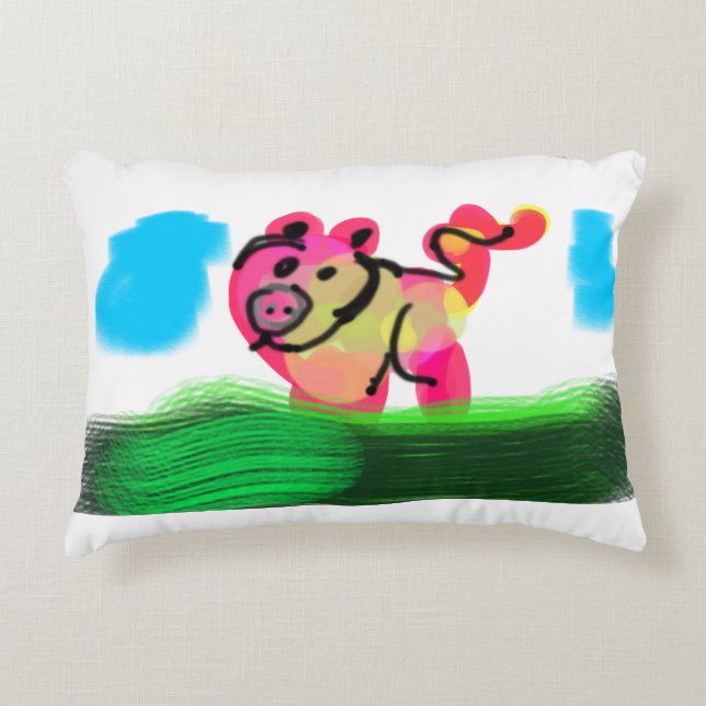 Pig spring  dekokissen (Vorderseite)