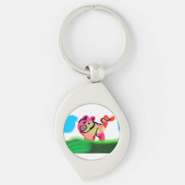 Pig spring schlüsselanhänger