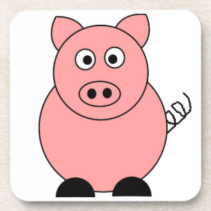 Pig Square Untersetzer