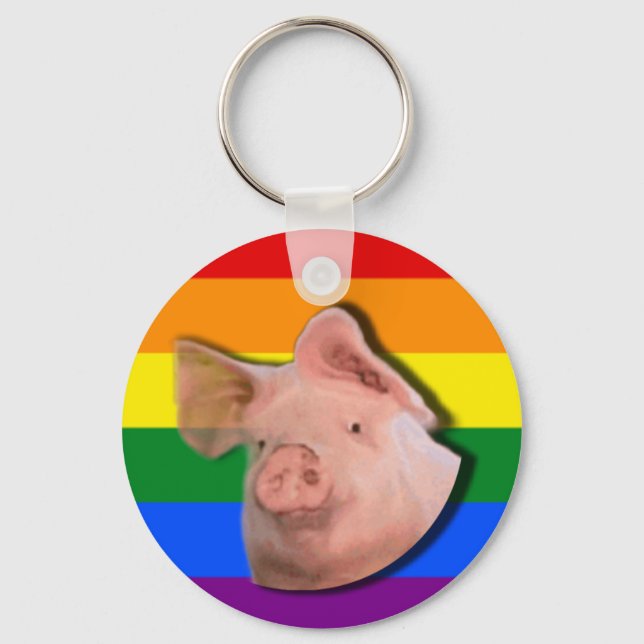 Pig Stolz Schlüsselanhänger (Vorderseite)