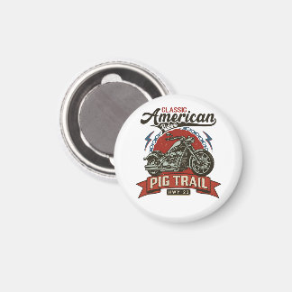 Pig Trail Scenic Byway Arkansas Motorrad-Geschenke Magnet