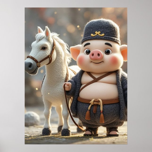 Pig und seine Steppe: Reise durch Whimsy Poster (Vorne)