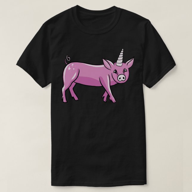 Pig Unicorn T-Shirt (Design vorne)