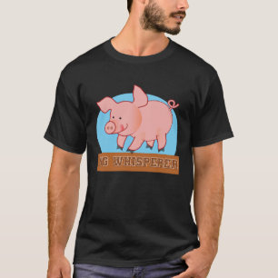 Pig Whisperer Farm Bauer Niedlich Schweine Männer T-Shirt