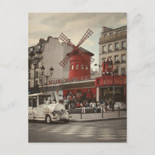 Pigalle-Distrikt Paris Kabarett Postkarte
