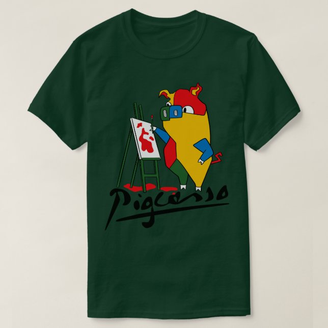Pigcasso von Tobe Fonseca T-Shirt (Design vorne)
