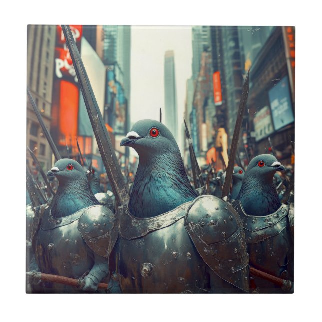 Pigeon Army Fliese (Vorderseite)