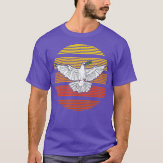Pigeon Bird Lover Geschenk Vintage Retro-Taube T-Shirt