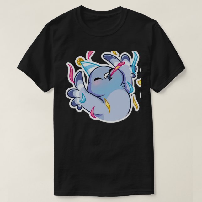 Pigeon Celebrating 2 T-Shirt (Design vorne)