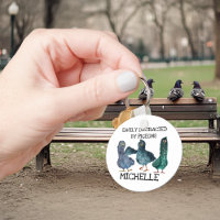 Pigeon Distracted Personalisiert Bird Lover