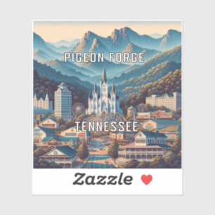 Pigeon Forge Tennessee 3 Zoll Vinyl Sticker