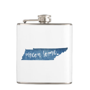 Pigeon Forge Tennessee Holzkörner Flachmann