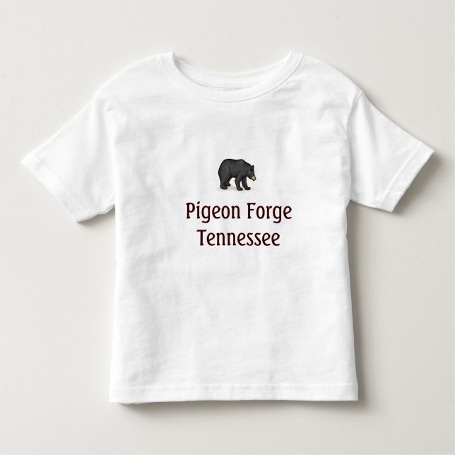 Pigeon Forge Tennessee Kleinkind T-shirt (Vorderseite)