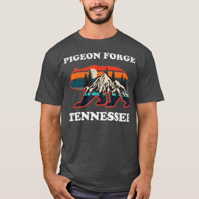 Pigeon Forge Tennessee Souvenirs Bear Great T-Shirt (Vorderseite)