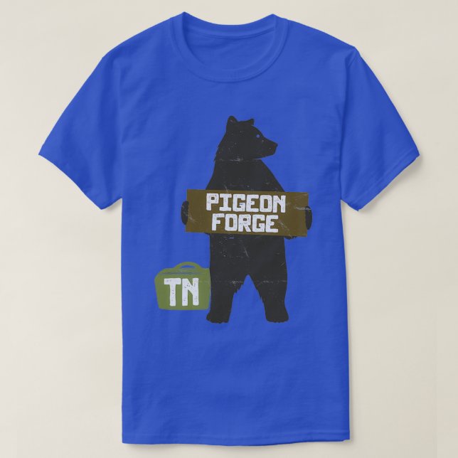 Pigeon Forge Tennessee TN Parks und Wilderness Hit T-Shirt (Design vorne)