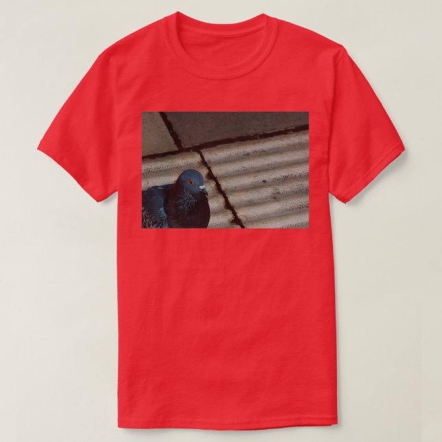 Pigeon-Fotografie T-Shirt (Design vorne)