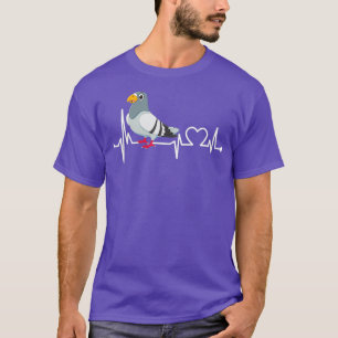 Pigeon Heartbeat Liebe Geschenk für Tiere T-Shirt