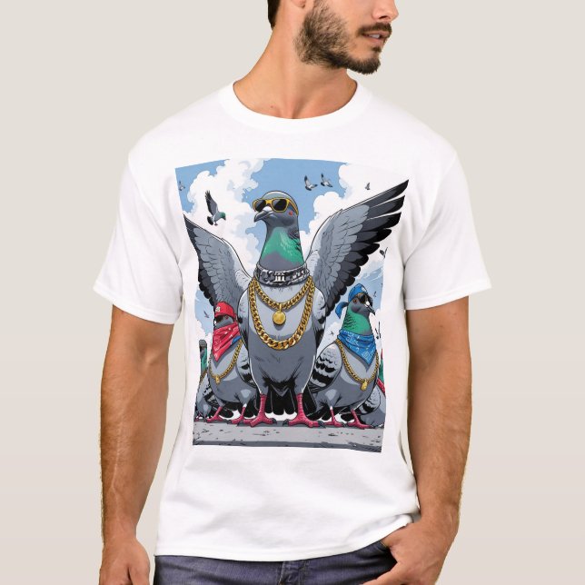 Pigeon Hood 3 T-Shirt (Vorderseite)