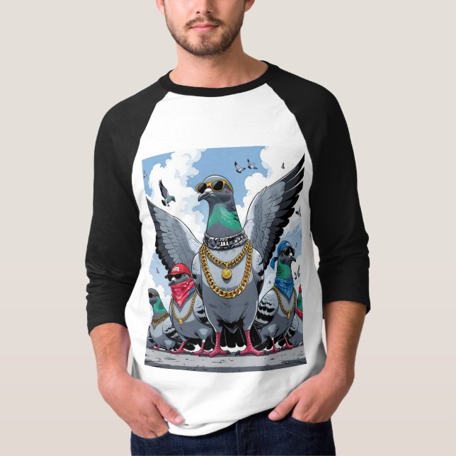 Pigeon Hood 3 T-Shirt (Vorderseite)