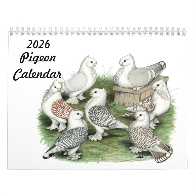 Pigeon-Kalender 2026 Kalender (Titelbild)